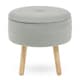 image 1 of Interiors By Premier Durable Grey Velvet Stool, Stylish Kitchen Bar Stool For Bedroom, Versatile Design Bar Stool For Guests