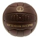 image 2 of Tottenham Hotspur FC Official Retro Heritage Leather Football - Brown - 5
