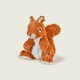 image 3 of Warmies Plush Red Squirrel LARGE