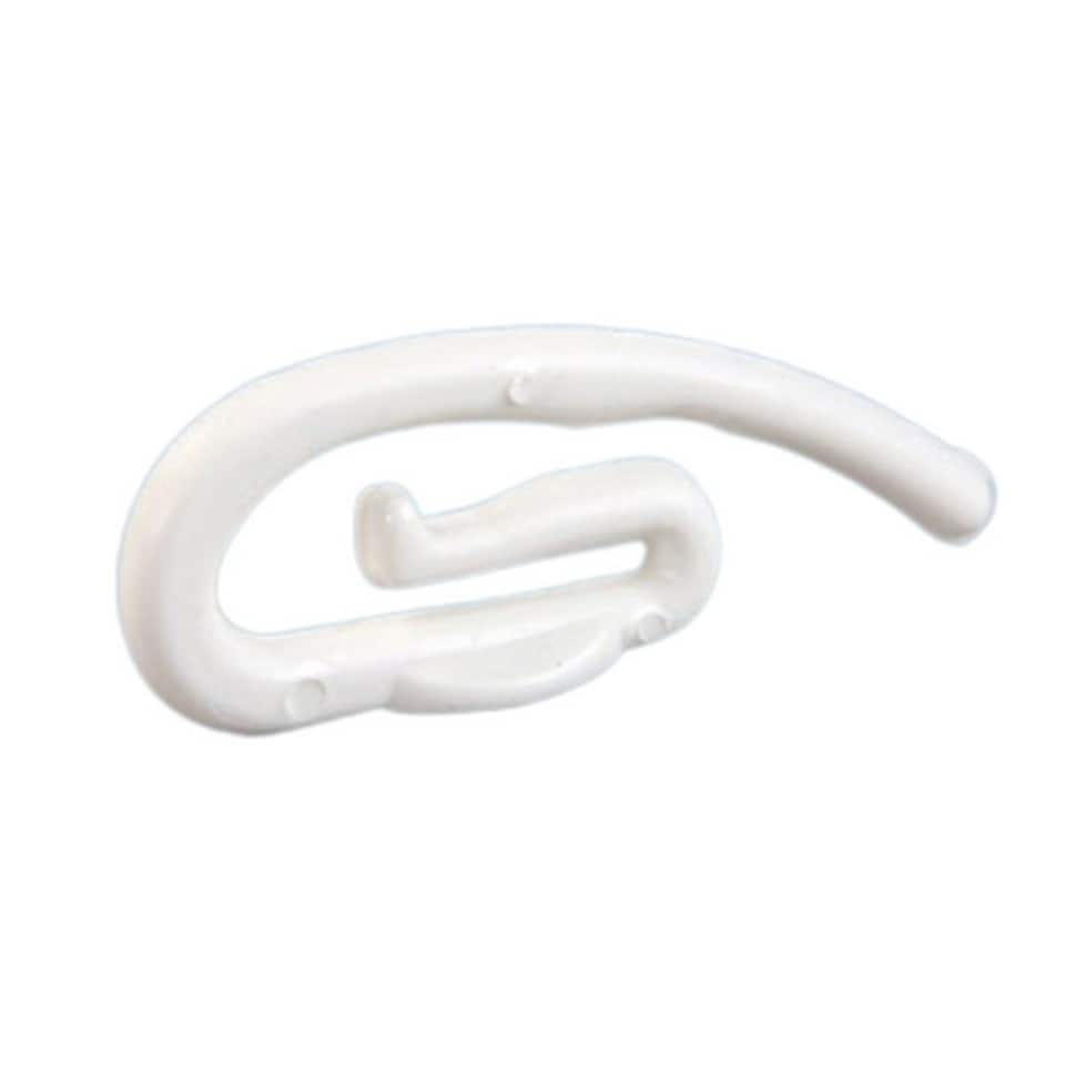 Swish Curtain Hooks (Pack of 25) | White | White | One Size | 1