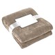 image 2 of MidOcean Davos Flannel Blanket - Khaki - One Size | Green | One Size