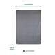 image 5 of Myga Grey Fleece Yoga Blanket - Grey