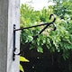 image 3 of Marco Paul Black Steel Hanging Basket Bracket Black