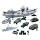 image 6 of Aircraft Carrier Military Toy Set – 20+ Accessories | Warplanes, Vehicles, Battleships & More | Gift for Kids