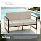 image 4 of Garden Sofa Comosa - two-seater sofa, XXL padding, steel frame