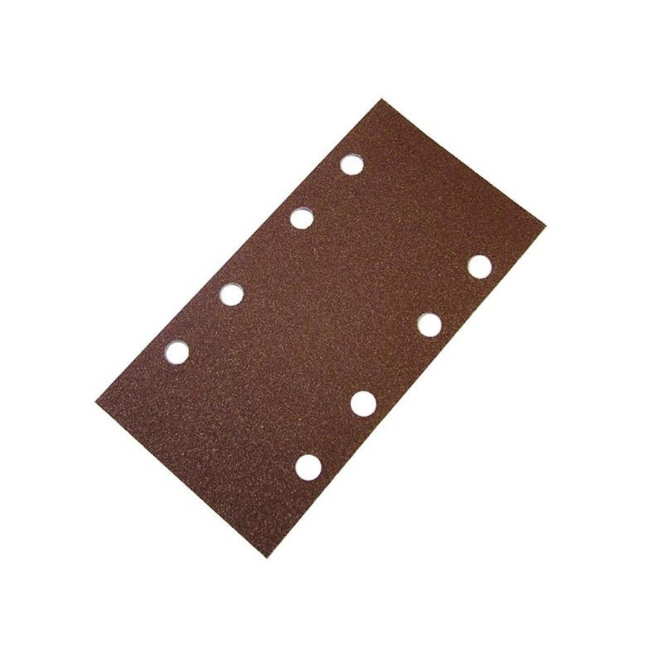 Faithfull 1/3 Sanding Sheet Bosch Clip Holed Assorted (pack 5) - Multi Colour - 93 x 230mm