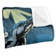 image 2 of Batman Bat Signal Blanket - Multicoloured - One Size