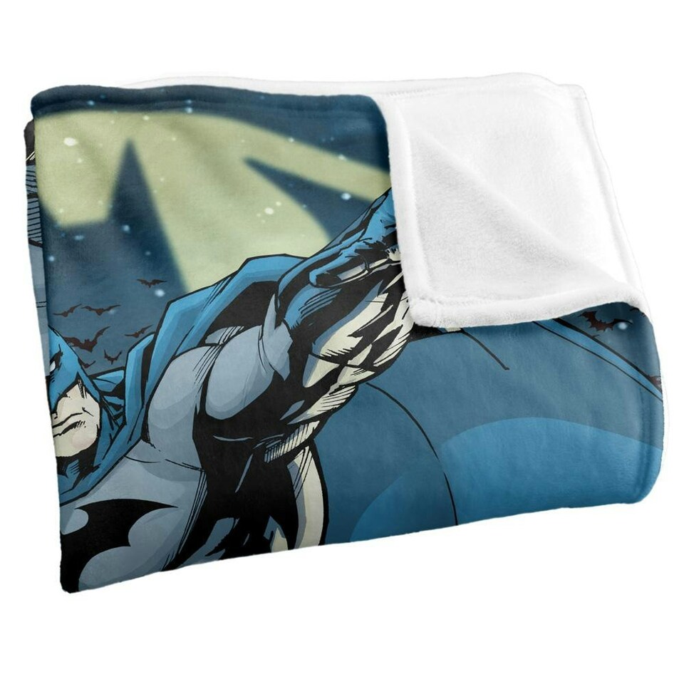 image 1 of Batman Bat Signal Blanket - Multicoloured - One Size