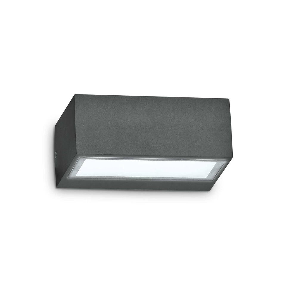 Outdoor Twin Up Down Wall Light Anthracite IP44, G9