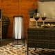 image 2 of ValueLights Small Black Rattan Solar Floor Lamp