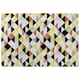 image 1 of Yellow, Pink & Black Geometric Pattern (Rug) Yellow | Medium: 80x150cm