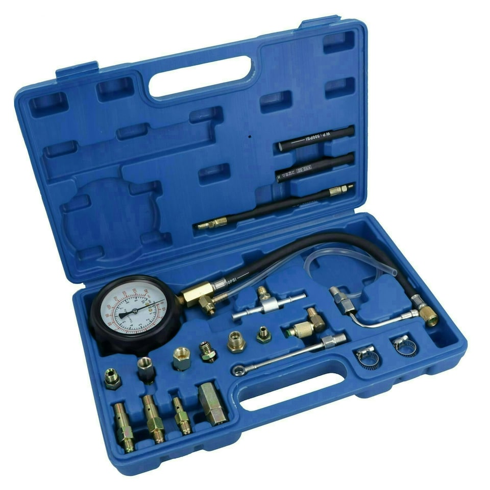 image 1 of Petrol and diesel fuel pump pressure tester / meter 0 - 145 PSI AT241