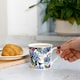 image 4 of KitchenCraft Flute Fine Bone China Country Floral Mug | Blue | 1
