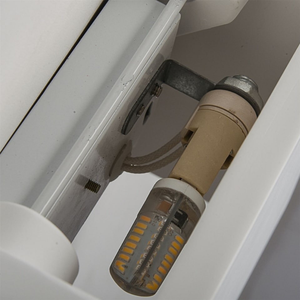 image 1 of Michele - White G9 Plaster Wall Light | White | 1