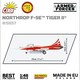 image 6 of Northrop F-5E Tiger II brick plane model - COBI 5857 - 351 bricks