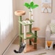 image 3 of COSTWAY 152cm Cat Tree Multi-level Large Cat Tower w/ Rope