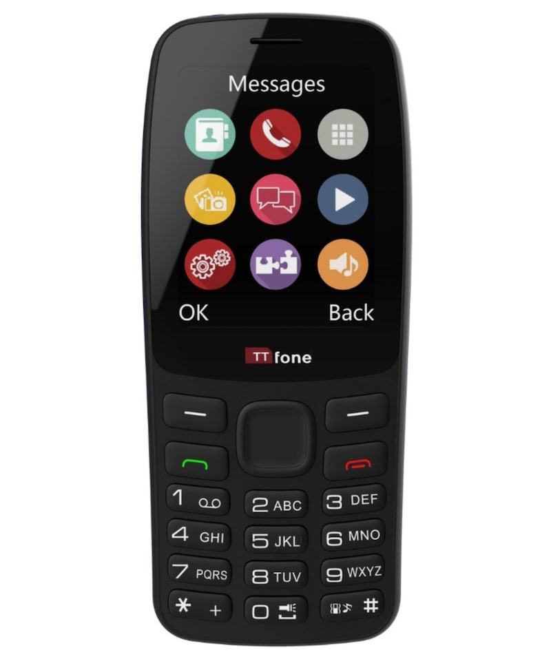 image 1 of TTfone TT175 2.4inch UK Sim Free Dual Sim Basic Simple Feature Mobile Phone  Unlocked with camera Torch Media Games and Bluetooth