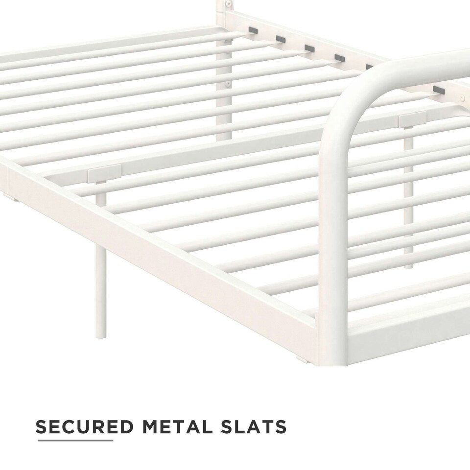 image 1 of Millie Metal Bed White, Single