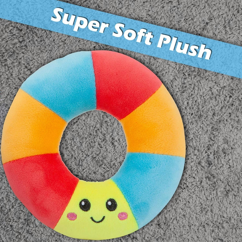 image 1 of Swimring Soft Toy Cute Plushie Huggable Cuddly Stuffed Toy 16cm Multi