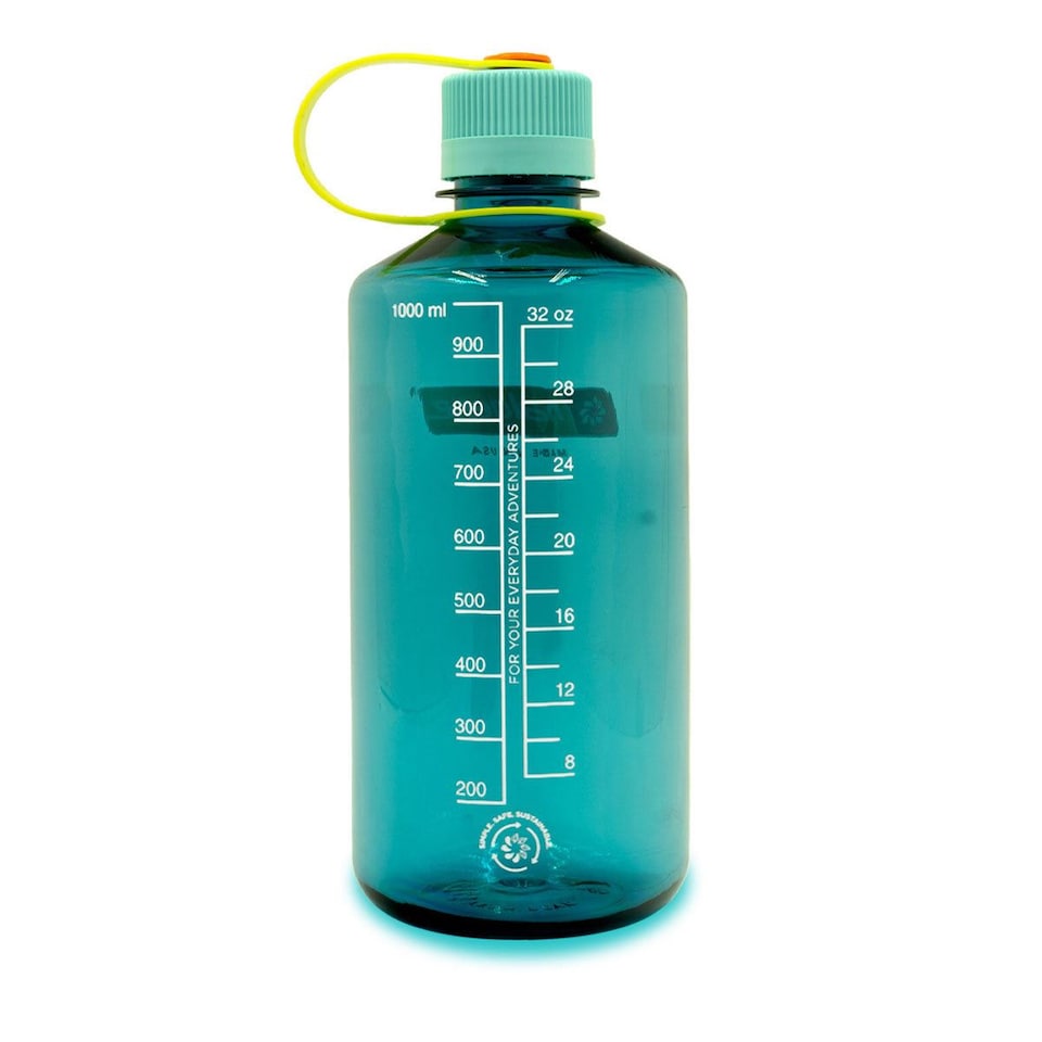 image 1 of Nalgene Narrow Mouth 1L Tritan Sustain Water Bottle - Cerulean