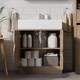 image 2 of Bathroom Sink Cabinet with Partial Pedestal | Brown | 60 x 60 x 30 | 1