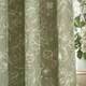 image 4 of Wylder Bella Floral Sage Pencil Pleat Curtains 229 x 229cm Green | Sage Green
