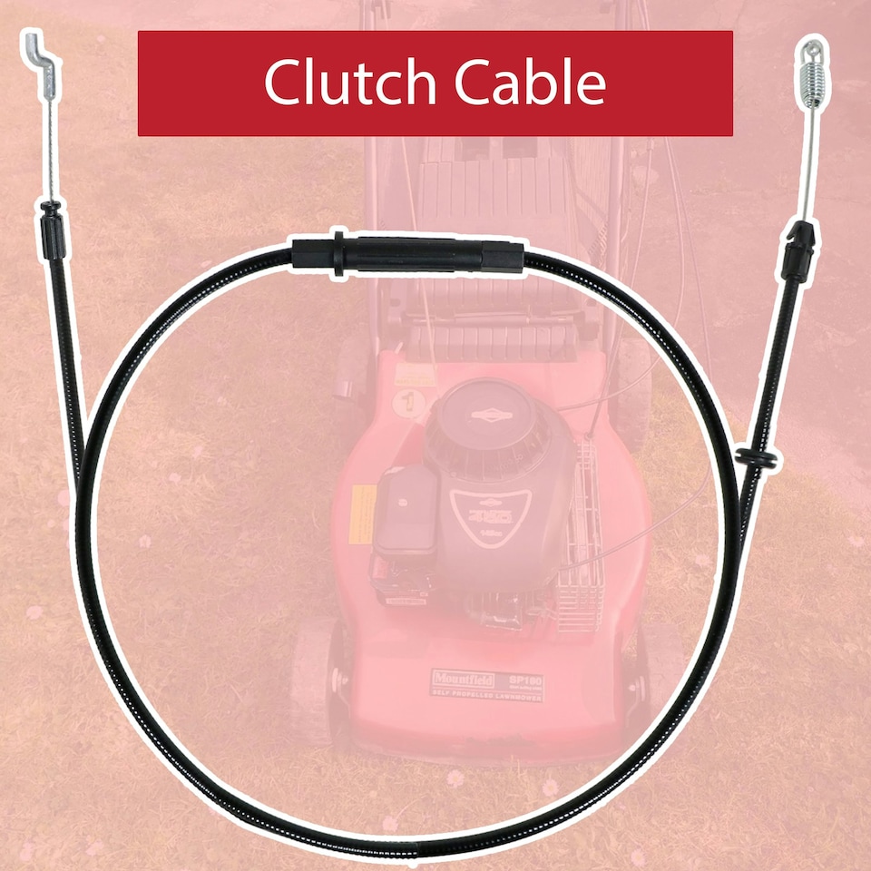 image 1 of SPARES2GO Drive Clutch Cable for Stiga Collector 46, 53 S B Lawnmower
