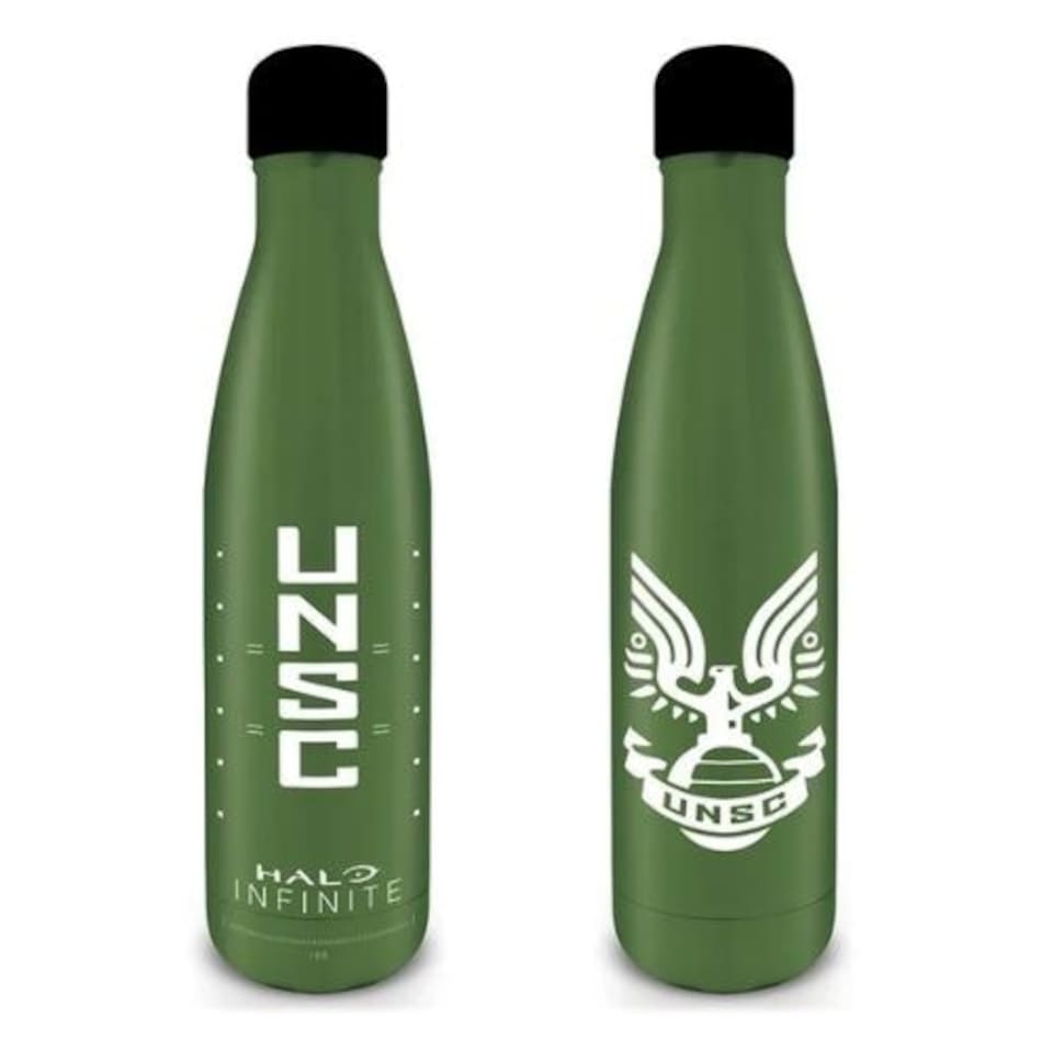image 1 of XBOX Halo Infinite Game Metal Drinking Bottle 540ml Green | 500ml