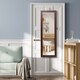 image 4 of COSTWAY 2 IN 1 Mirror Jewelry Cabinet Wall Mounted/Door Hanging Jewelry Armoire