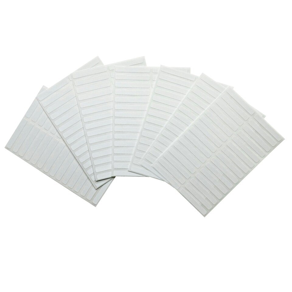 image 1 of Pack of 210 White 5x35mm Rectangular Labels - Adhesive Stickers