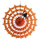 image 1 of Spider Web Halloween Honeycomb Paper Hanging Decoration 26cm