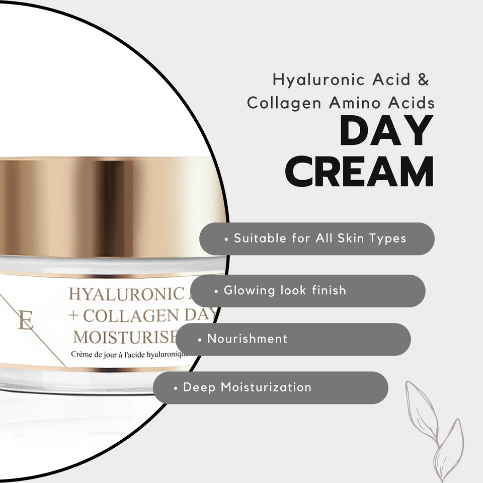 image 1 of Erth Skin London Hyaluronic Acid & Collagen Day Cream 50ml