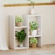 image 10 of Levede 20cm Slide Table for Living Room Sofa End Narrow Space 3 Tier Storage | White | White