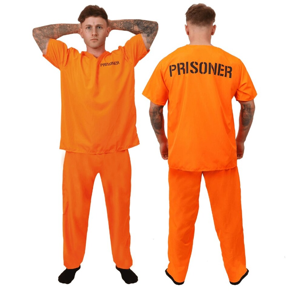image 1 of Orange Prisoner Costume Orange | S