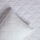 image 6 of Homescapes Anti Allergy Mattress Protector - Single | White | Single