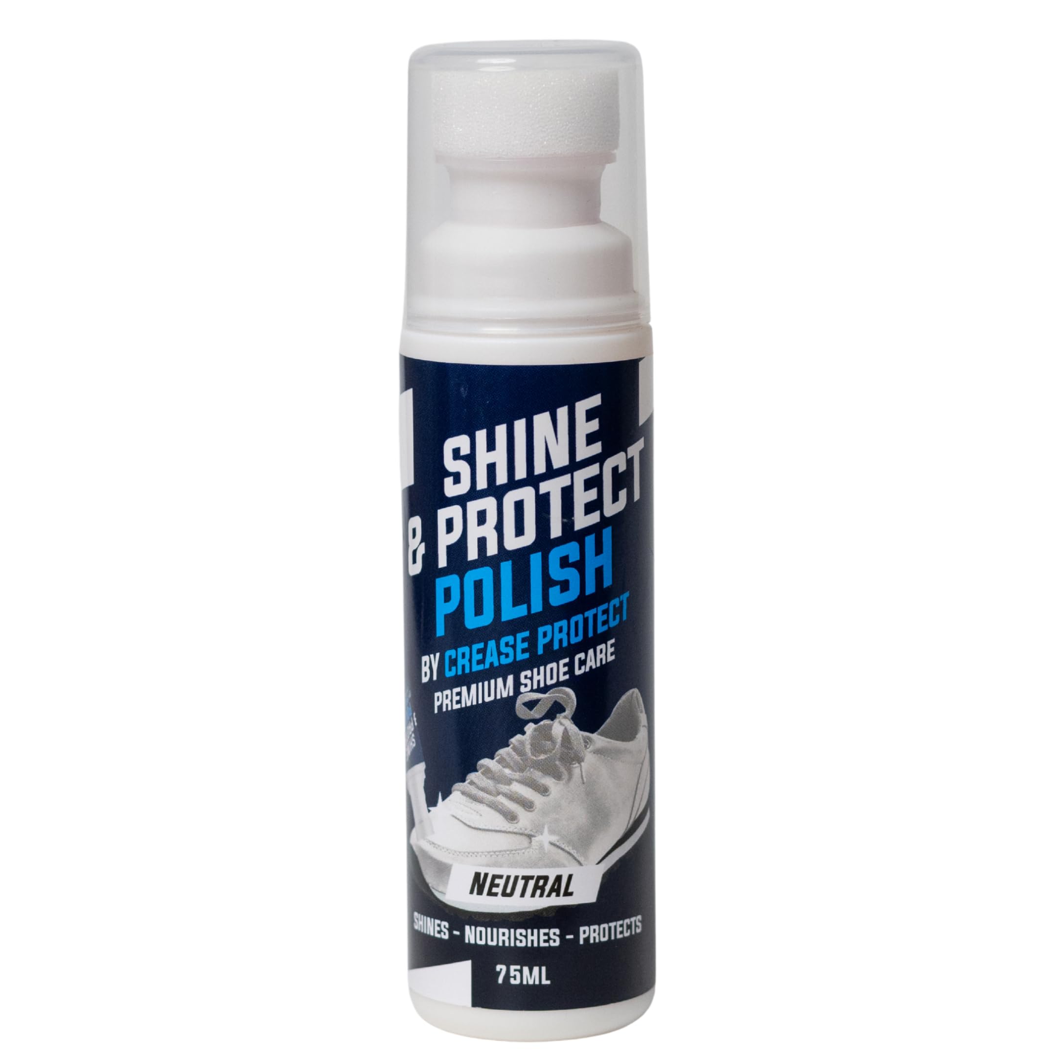 Shine & Protect Polish - Colour Restorer For Sneakers, Canvas & Leather shoes (Neutral/Natural, Pack of 1)