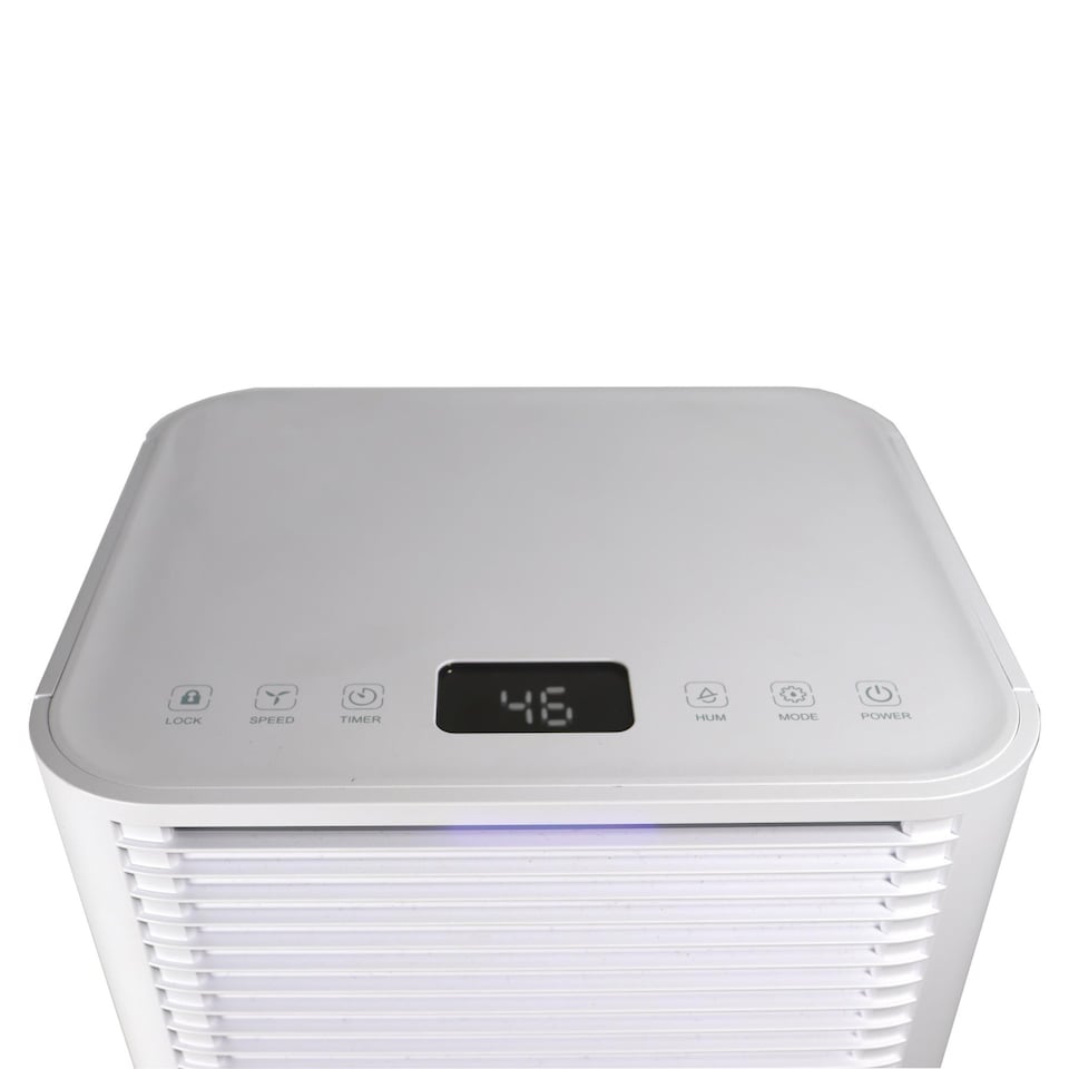 image 1 of Prodex 12L/Day Dehumidifier, Extracts Moisture in your Home/Office/Garage, Low Energy Dehumidifier Removes Damp & Condensation for Laundry Drying & Mould Prevention, 24 Hour Timer