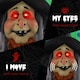 image 4 of HOMCOM Outdoor Halloween Animatronic with Sound Activated, Light Up Eyes