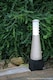 image 3 of Beta Aluminium 4-Ring Bollard Matt Silver, IP54