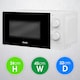 image 2 of Abode AMM2005 White Microwave 700W 20L Manual with 5 Power Levels & Defrost