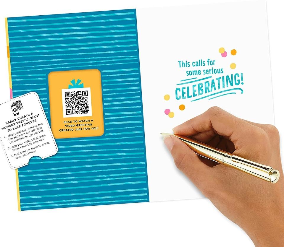 image 1 of Personalized Video Congratulations Card, Yay You (Record Your Own Video Greeting)