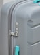 image 5 of Rock Tulum Cabin Suitcase Grey/Aqua | Grey | Cabin Bag