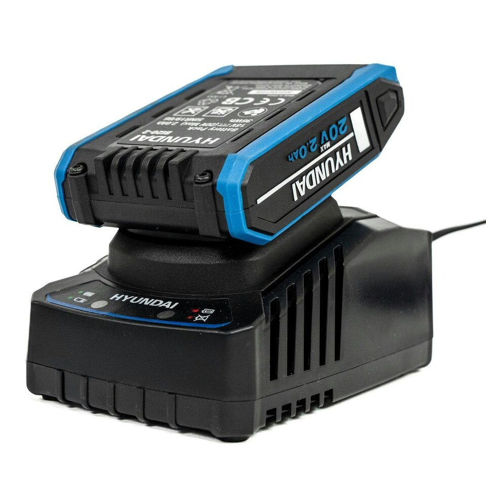 image 1 of Hyundai 20V Cordless Grass Trimmer 30cm Cut, 2.0Ah Battery, Charger – Lightweight & Powerful | HY20CGT