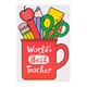 image 6 of Thank You Teacher Card 'with Stickers