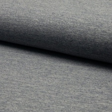 Blue Melange Fleece Back Sweatshirt Stretch Knit Fabric for Dressmaking, 145cm / 57" Wide - per metre