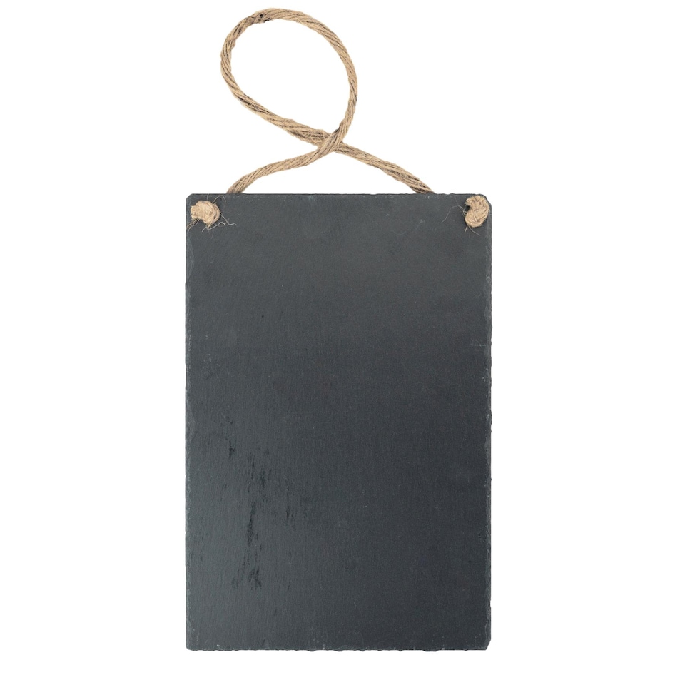 image 1 of Nicola Spring Slate Hanging Notice Board - 20 x 30cm - Natural