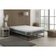 image 1 of Advanced Cooling Memory Foam Mattress Topper - 2.5cm Thick | White | King