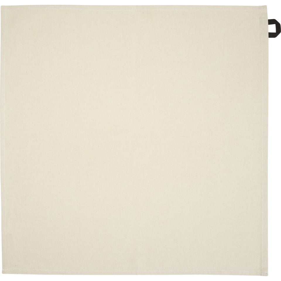 image 1 of Alora Recycled Cotton Tea Towel | Multi | Natural/Solid Black | One Size | 1