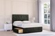 image 2 of Sloomy Highbury Graphite Dumfries Divan Bed Base No Drawers With 54 Inch Floor Standing Headboard | Grey | Graphite | Double | 1