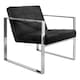 image 2 of Interiors by Premier Vogue Black Velvet Cocktail Chair